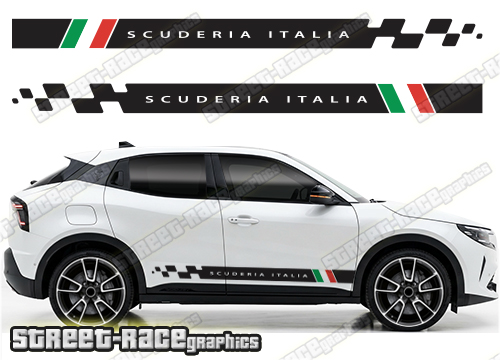 Racing stripes 008 Scuderia Italia - Compatible with Alfa Romeo Junior