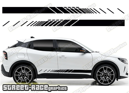Racing stripes 102 - Compatible with Alfa Romeo Junior