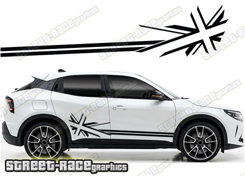 Racing stripes 103 - Compatible with Alfa Romeo Junior