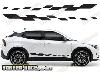 Racing stripes 107 - Compatible with Alfa Romeo Junior