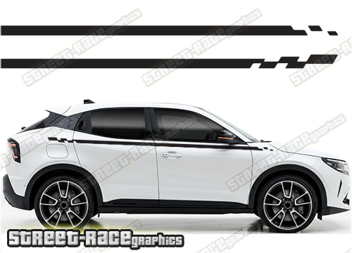 Racing stripes 112 - Compatible with Alfa Romeo Junior