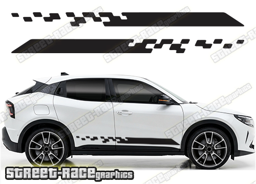 Racing stripes 114 - Compatible with Alfa Romeo Junior
