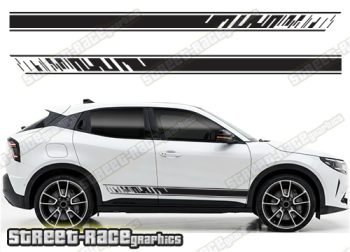 Racing stripes 115 - Compatible with Alfa Romeo Junior