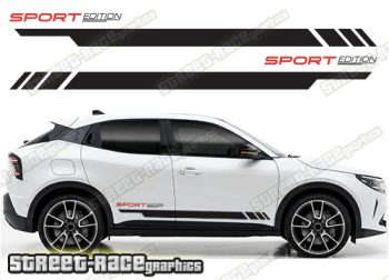 Racing stripes 201 - Compatible with Alfa Romeo Junior