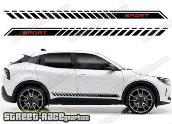Racing stripes 204 - Compatible with Alfa Romeo Junior