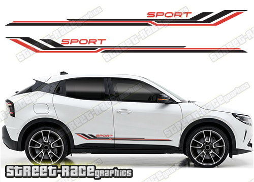 Racing stripes 207 - Compatible with Alfa Romeo Junior