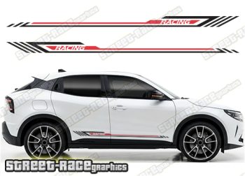 Racing stripes 209 - Compatible with Alfa Romeo Junior