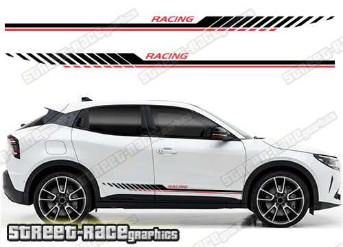 Racing stripes 210 - Compatible with Alfa Romeo Junior