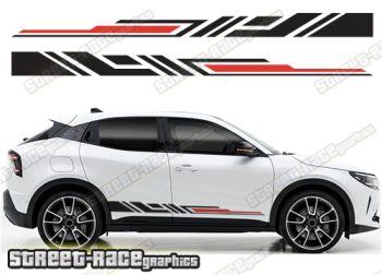 Racing stripes 211 - Compatible with Alfa Romeo Junior