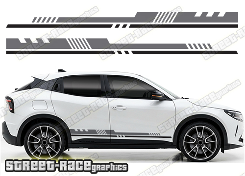 Racing stripes 212 - Compatible with Alfa Romeo Junior