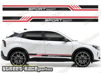 Racing stripes 214 - Compatible with Alfa Romeo Junior