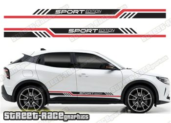 Racing stripes 215 - Compatible with Alfa Romeo Junior