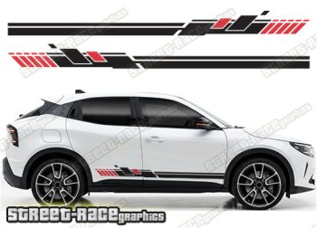Racing stripes 216 - Compatible with Alfa Romeo Junior