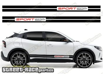 Racing stripes 217 - Compatible with Alfa Romeo Junior
