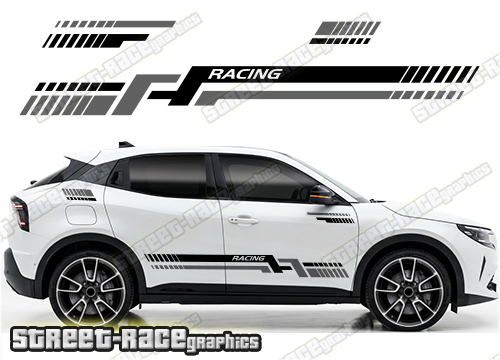 Racing stripes 219 - Compatible with Alfa Romeo Junior