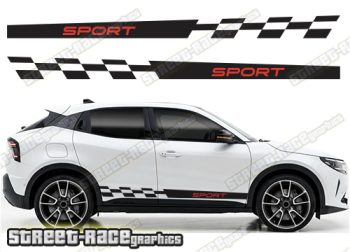 Racing stripes 221 - Compatible with Alfa Romeo Junior