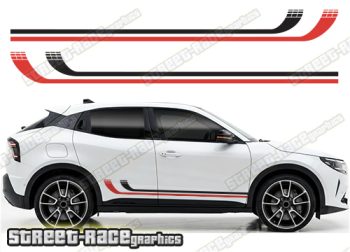 Racing stripes 224 - Compatible with Alfa Romeo Junior
