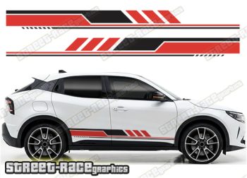 Racing stripes 227 - Compatible with Alfa Romeo Junior