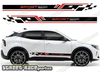 Racing stripes 302- Compatible with Alfa Romeo Junior