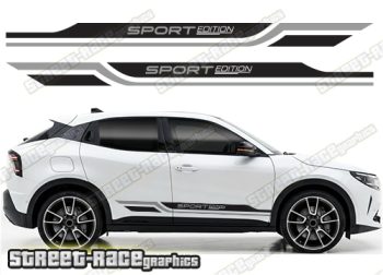 Racing stripes 304- Compatible with Alfa Romeo Junior