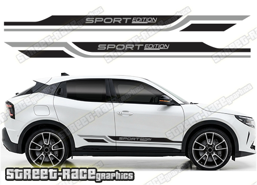 Racing stripes 304- Compatible with Alfa Romeo Junior