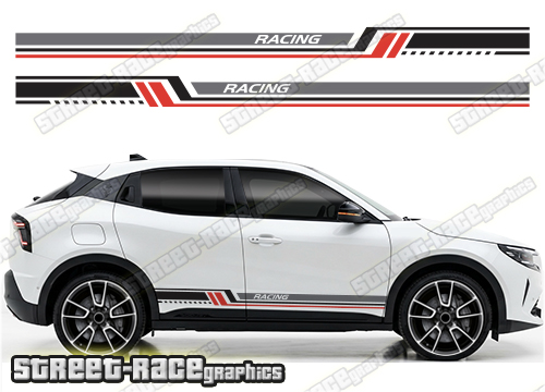 Racing stripes 307 - Compatible with Alfa Romeo Junior