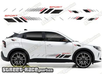 Racing stripes 311 - Compatible with Alfa Romeo Junior