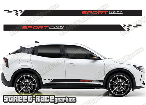 Racing stripes 313 - Compatible with Alfa Romeo Junior