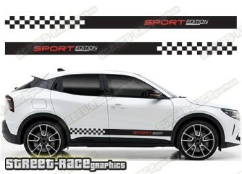 Racing stripes 314 - Compatible with Alfa Romeo Junior