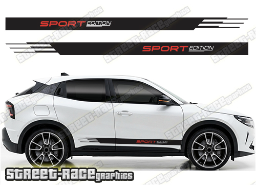 Racing stripes 316 - Compatible with Alfa Romeo Junior