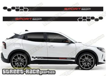 Racing stripes 317 - Compatible with Alfa Romeo Junior