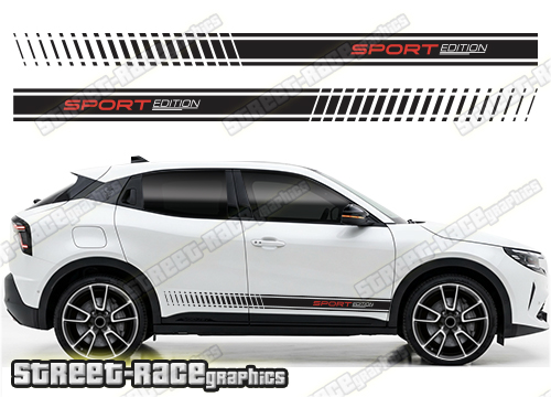 Racing stripes 318 - Compatible with Alfa Romeo Junior