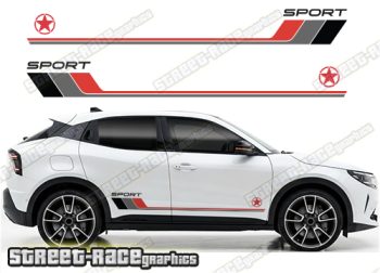 Racing stripes 321 - Compatible with Alfa Romeo Junior