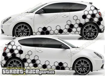 Alfa Romeo MiTo large graphics 106 - Hexagons