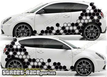 Alfa Romeo MiTo large graphics 107 - Hexagons