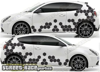 Alfa Romeo MiTo large graphics 108 - Hexagons