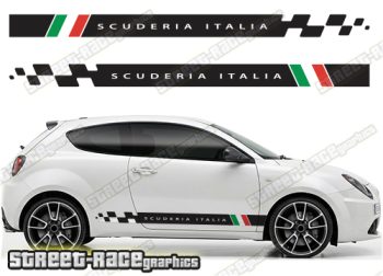 Alfa Romeo Mito racing stripes 008 Scuderia Italia