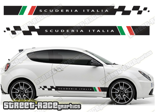 Alfa Romeo Mito racing stripes 008 Scuderia Italia