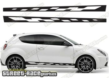 Alfa Romeo MiTo racing stripes 105