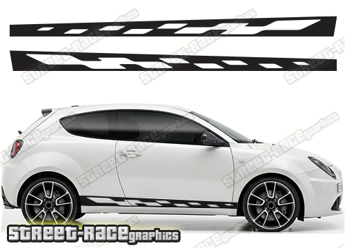 Alfa Romeo MiTo racing stripes 105