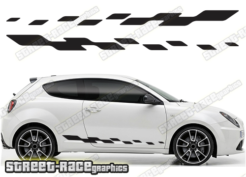 Alfa Romeo MiTo racing stripes 107