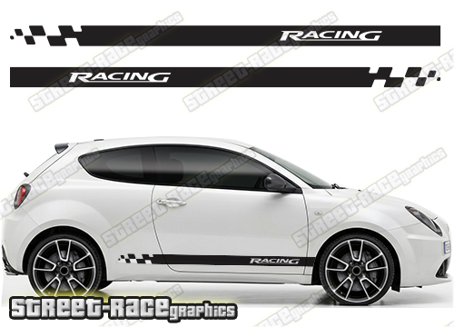 Alfa Romeo MiTo racing stripes 110