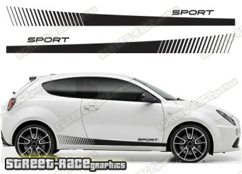 Alfa Romeo MiTo racing stripes 111