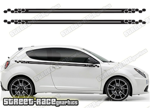 Alfa Romeo MiTo racing stripes 113