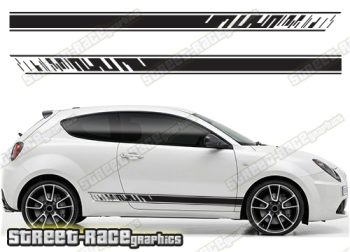 Alfa Romeo MiTo racing stripes 115