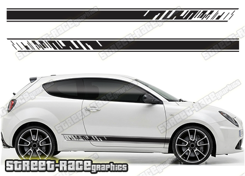 Alfa Romeo MiTo racing stripes 115