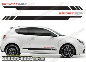 Alfa Romeo MiTo racing stripes 201