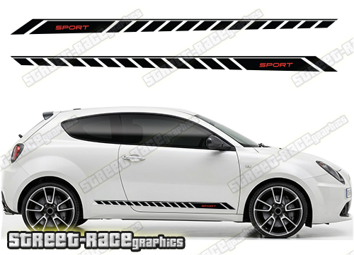 Alfa Romeo MiTo racing stripes 203