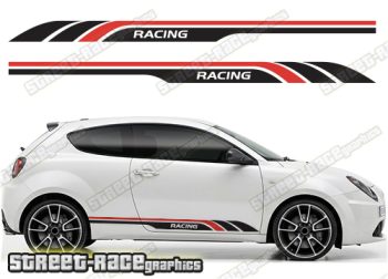 Alfa Romeo MiTo racing stripes 206