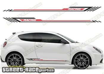 Alfa Romeo MiTo racing stripes 209